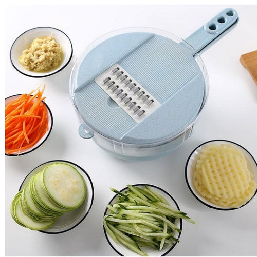 8-in-1 Mandoline Vegetable Slicer and Grater Set