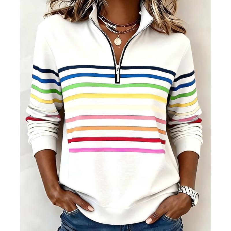 Casual Half-zip Pullover Hoodie