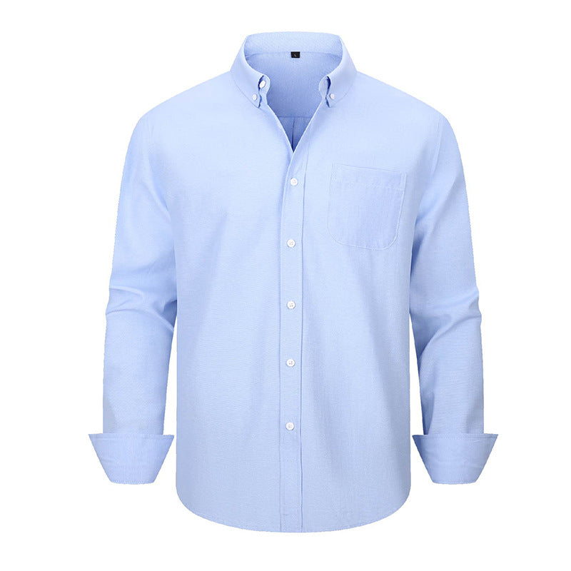 Men's Long-Sleeve Casual Oxford Shirt