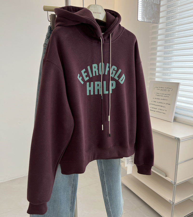 Casual, Laid-back Hooded Sweatshirt