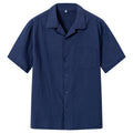 Men's Breathable Bamboo-Loop Cotton Short-Sleeve Shirt