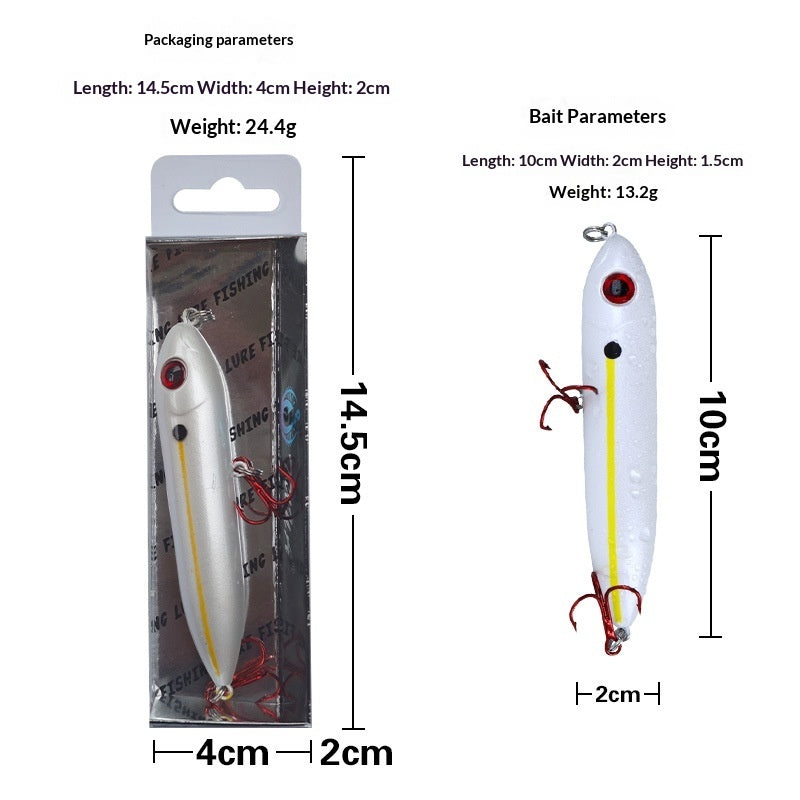 Wholesale Cross-border Exclusive Lifelike Fish-eye Tackle Floating Pencil Lures For Lure Fishing