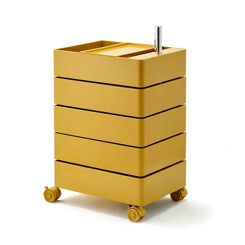 360 Rotary Storage Cabinet Cabinet Movable Multi-Layer Storage Cabinet Simple Modern Bedside Cabinet Living Room Furniture Night