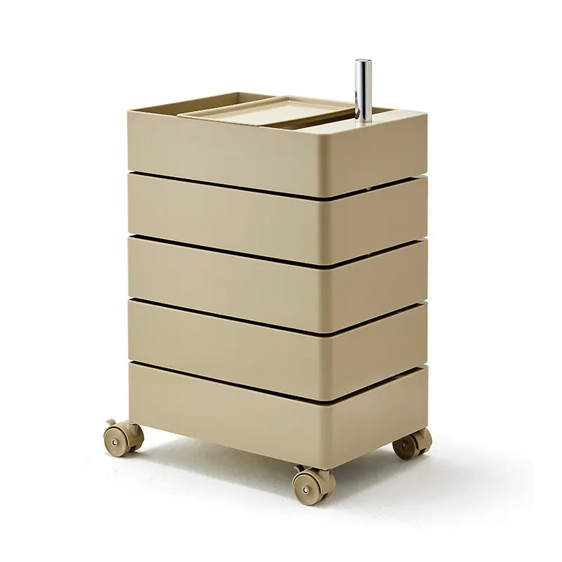 360 Rotary Storage Cabinet Cabinet Movable Multi-Layer Storage Cabinet Simple Modern Bedside Cabinet Living Room Furniture Night