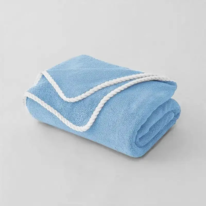 90*180cm Bath Towel - Extra Soft, Skin-Gentle & Super Absorbent, No Shedding, Multi-Color Available, Ideal for Home Baths
