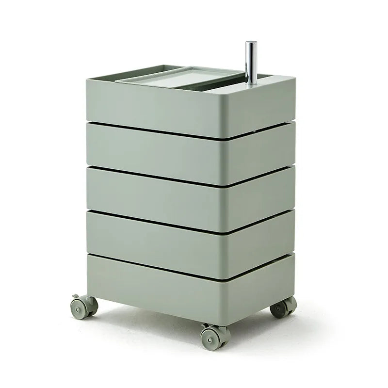 360 Rotary Storage Cabinet Cabinet Movable Multi-Layer Storage Cabinet Simple Modern Bedside Cabinet Living Room Furniture Night