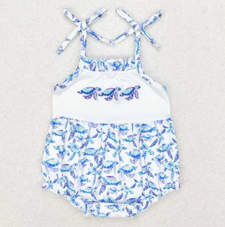 Boutique Baby Boys Trunks Sea Turtles Swim Trunk Swimsuits Kids Sibling Clothing Girls Boys Outfits Fashion Girls Swimsuits New
