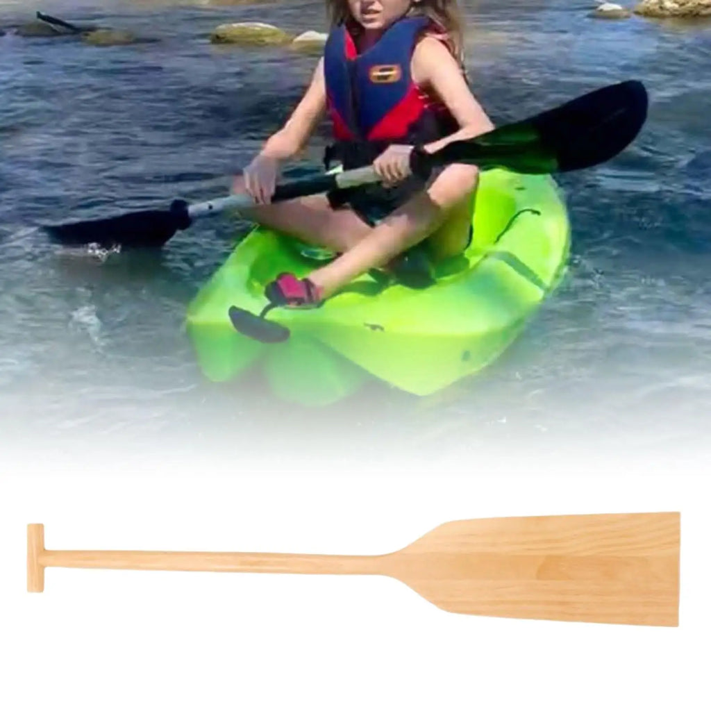 Canoe Paddle Ergonomic Supplies Boat Accessories Sports Beginner Premium Sturdy Dragon Boat Paddle Wood Boat Paddle Rowing Oars