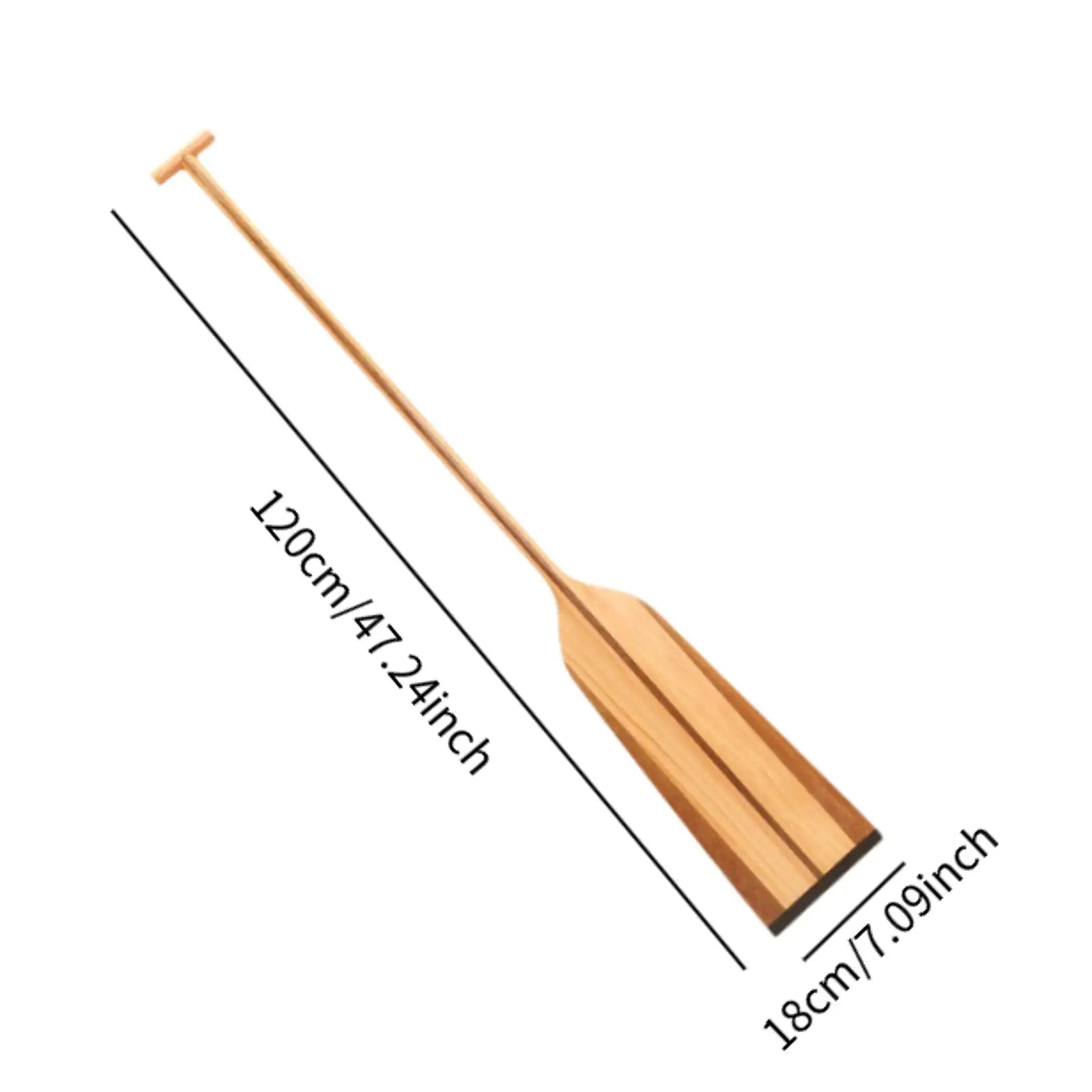 Canoe Paddle Ergonomic Supplies Boat Accessories Sports Beginner Premium Sturdy Dragon Boat Paddle Wood Boat Paddle Rowing Oars