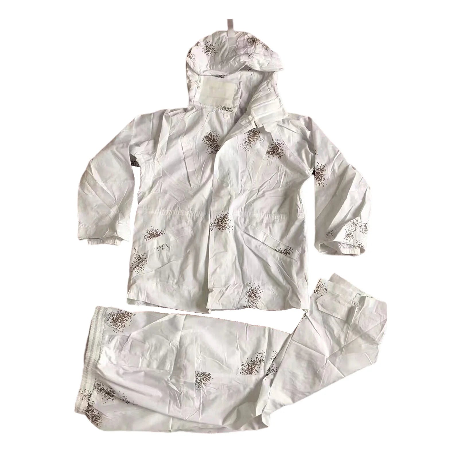 Hunting Clothes White Snow Ghillie Suits  Camouflage Clothing Jacket And Pants Set