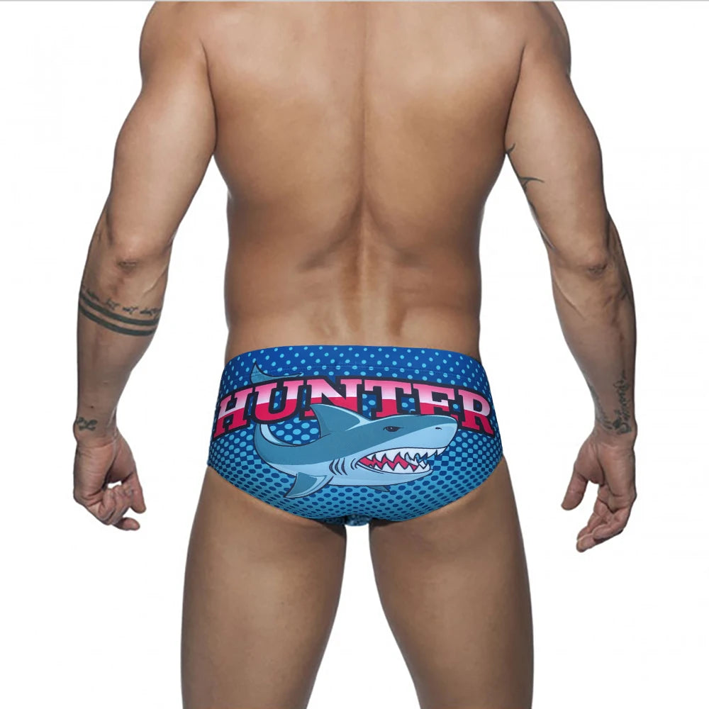 Summer New Mens Swim Briefs Pool Bathing Suit Quick Dry Breathable Swimwear Fashion Male Beach Sport Surfing Board Shorts