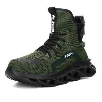 Men Winter Safety Boots Are Light and Comfortable Steel Toe Cap Anti-piercing Industrial Outdoor Work Shoes Foot Protection