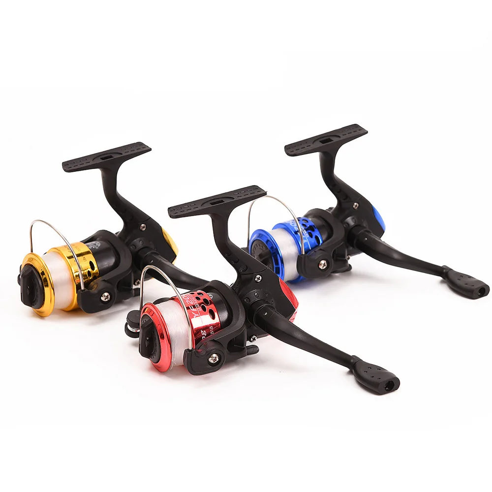5.2:1 Ultralight Folding Fishing Reel Spinning Reel With 60m Large Fishing Line Diameter Line Roller Casting Wheel Vessel Bait