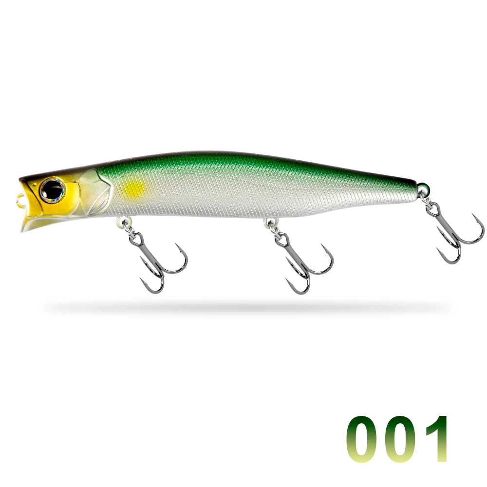 D1 Topwater Poppers Fishing Lures KAGELOU 124F/100F Surface Hard Baits Saltwater Wobblers Seabass Pike Pesca 2020 Fishing Tackle