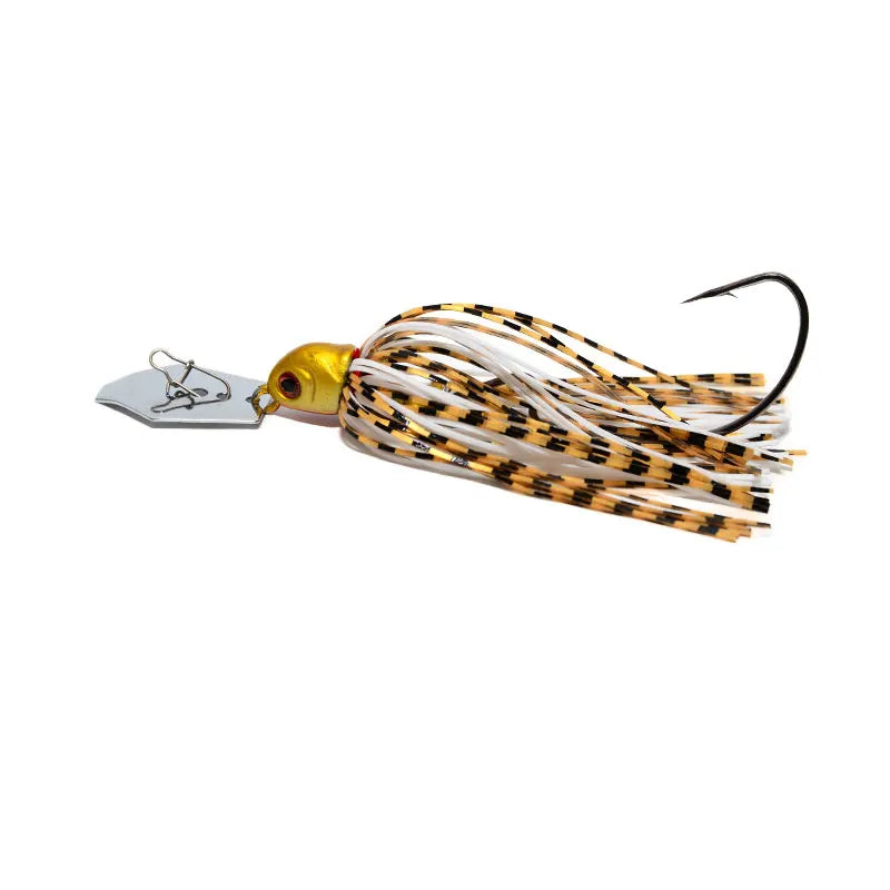 13g/16g/19g  Fishing Lure  Spinner Bait Wobbler Buzzbait Chatte Bait Artificial rubber Skirt Chatter bait For Bass