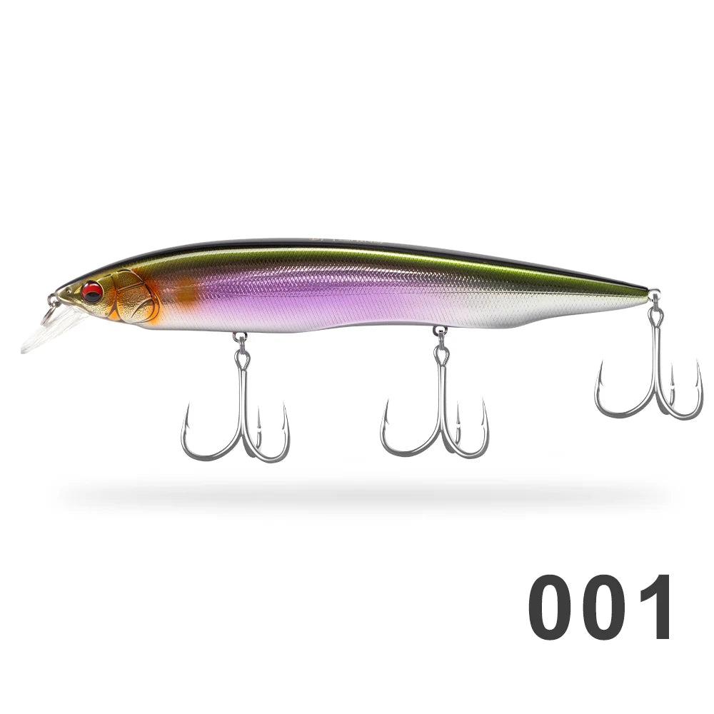 D1 Flat-sided Jerkbait 160mm 30g Floating Wobblers of Pike Sea Fishing Depth 0.8 - 1.2m Sinking Lure 32g 33g Good Baits DT5012