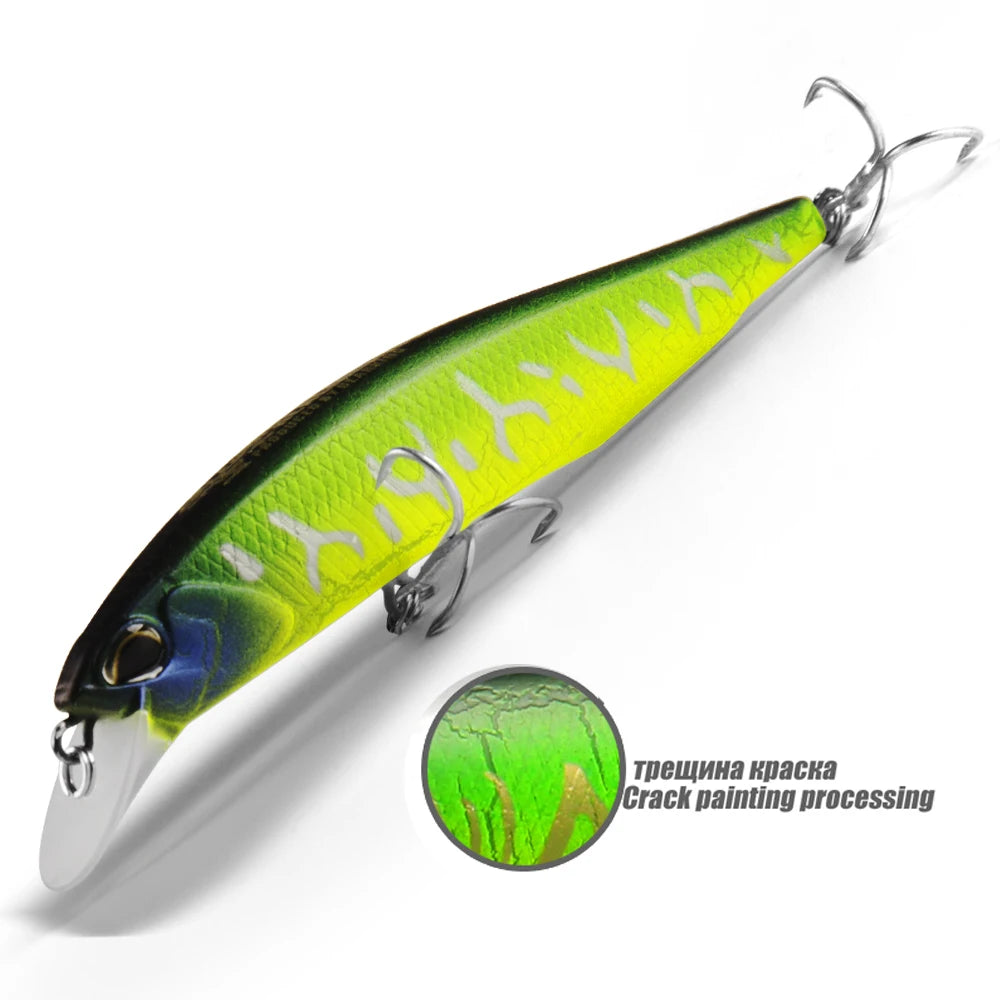 Bearking 10cm 15g hot model fishing lures hard bait 14color for choose minnow quality professional minnow depth0.8-1.5m