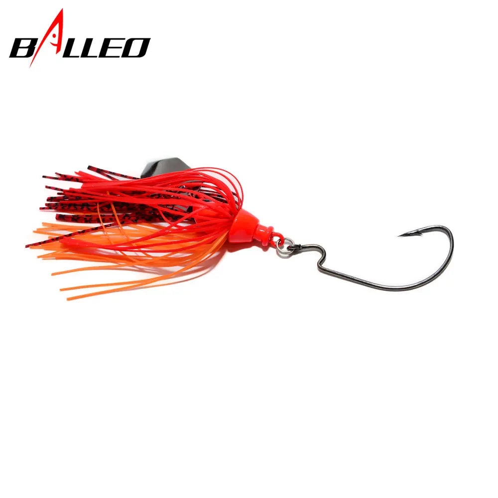 13g/16g/19g  Fishing Lure  Spinner Bait Wobbler Buzzbait Chatte Bait Artificial rubber Skirt Chatter bait For Bass