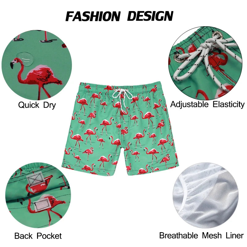 DATIFER 2026 Summer Men's Sports Short Beachwear Shorts Para Hombre Surfing Swimming Trunks Bathing Fitness Swimsuits
