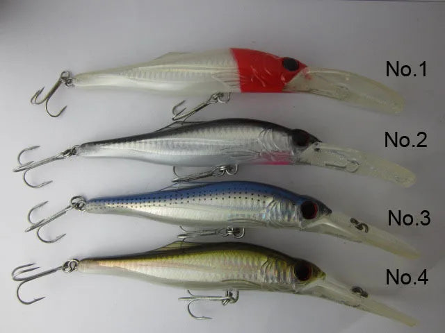 BassLegend Fishing Deep Crankbait Floating Minnow For Pike Jerkbait Trolling Lure 40g/140mm Depth 3.5-8m