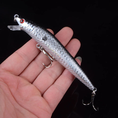 11.5cm 12.8g Hard Minnow Fishing Lure Topwater Floating Wobblers Crankbait Bass Artificial Baits Pike Carp Lures