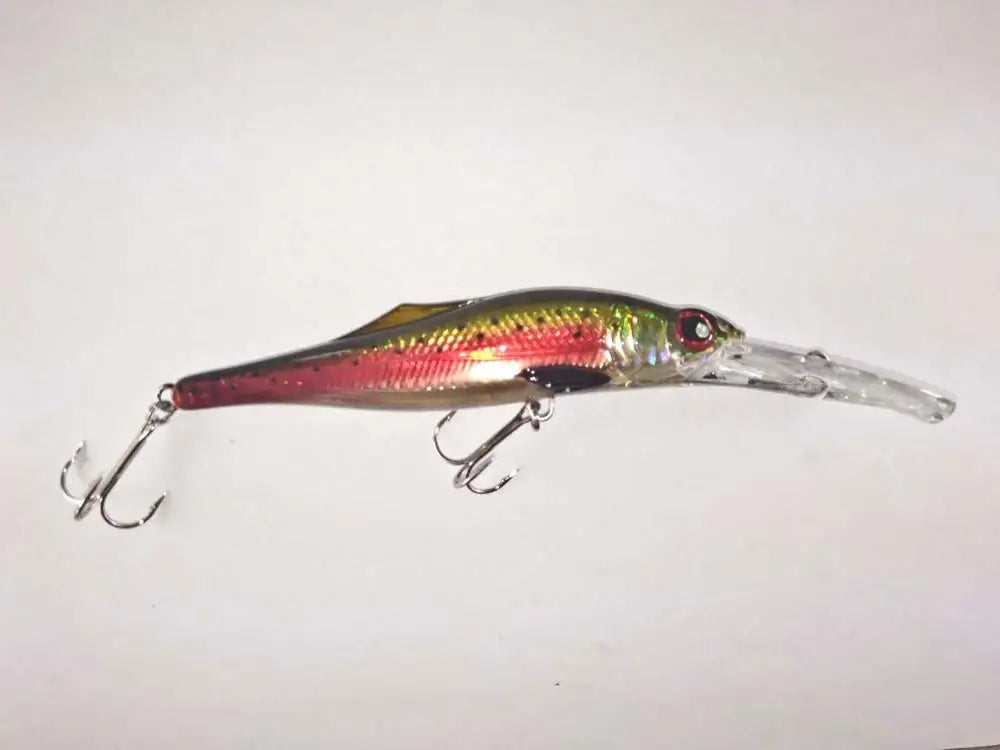 BassLegend Fishing Deep Crankbait Floating Minnow For Pike Jerkbait Trolling Lure 40g/140mm Depth 3.5-8m