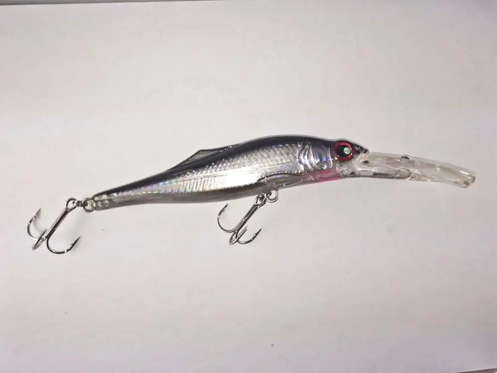 BassLegend Fishing Deep Crankbait Floating Minnow For Pike Jerkbait Trolling Lure 40g/140mm Depth 3.5-8m