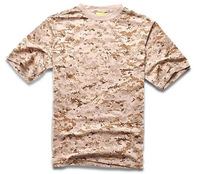 Summer Hunting Camouflage T-shirt Men Breathable Tactical Combat T Shirt Sport Camo Outdoor Multicam Tees