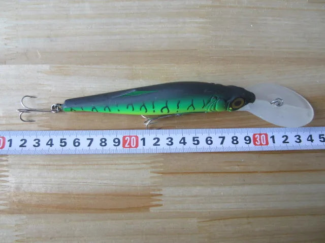 BassLegend Fishing Deep Crankbait Floating Minnow For Pike Jerkbait Trolling Lure 40g/140mm Depth 3.5-8m