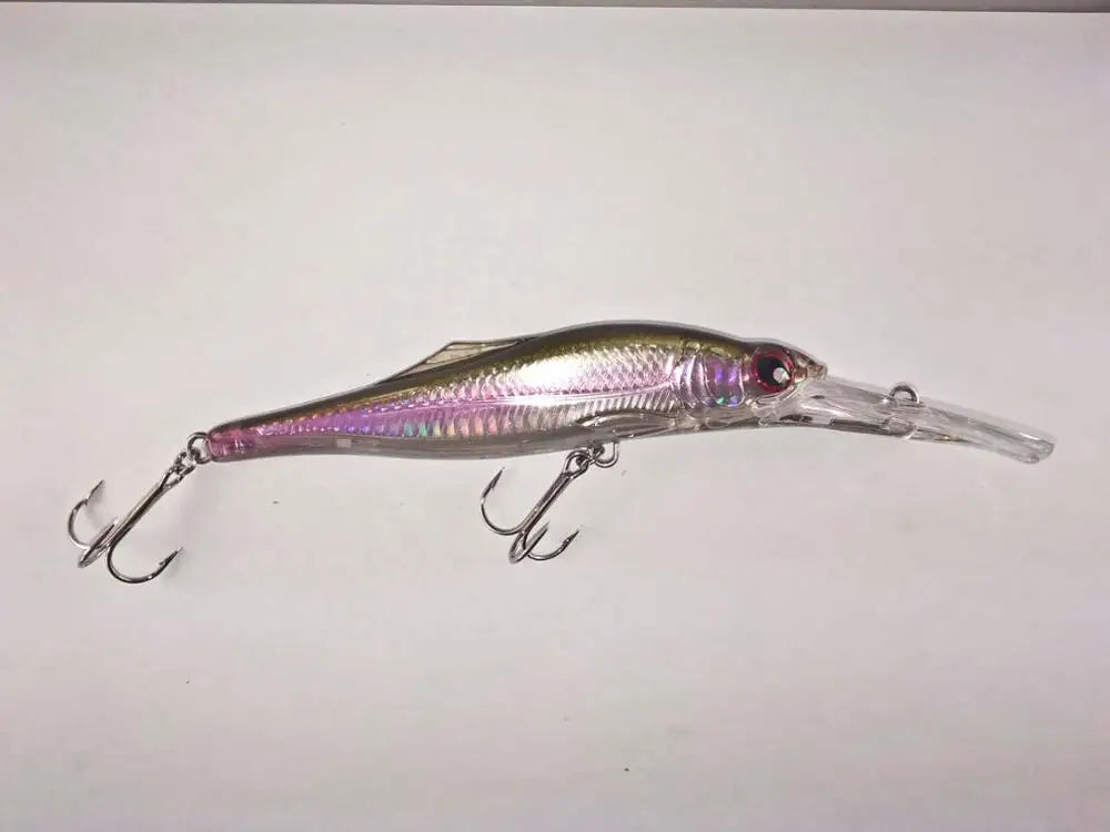 BassLegend Fishing Deep Crankbait Floating Minnow For Pike Jerkbait Trolling Lure 40g/140mm Depth 3.5-8m