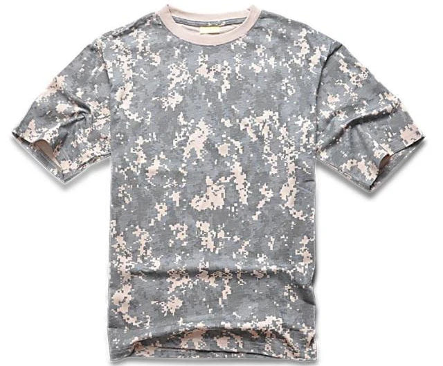 Summer Hunting Camouflage T-shirt Men Breathable Tactical Combat T Shirt Sport Camo Outdoor Multicam Tees