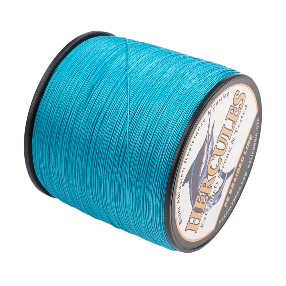 Hercules Multifilament Fishing Line 4 Strands Braided Cord 1000M Weave Saltwater 6-100LB PE Wire Pesca Russia Gifts For Men
