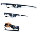134CM Telescopic Mini Fishing Rod Folding Pole Fiberglass Reel Lure Fishing Spinning Rod Fish Tackle Set Line Tackle