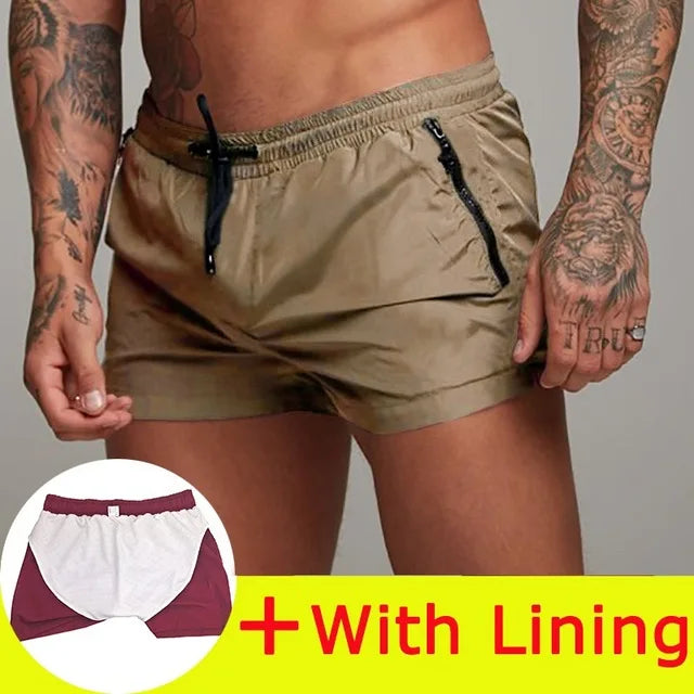 2025 New Mens Swimsuit Sexy Swimwear Men Swimming Shorts Men Briefs Beach Shorts Sports Suits Surf Board Shorts Men Swim Trunks