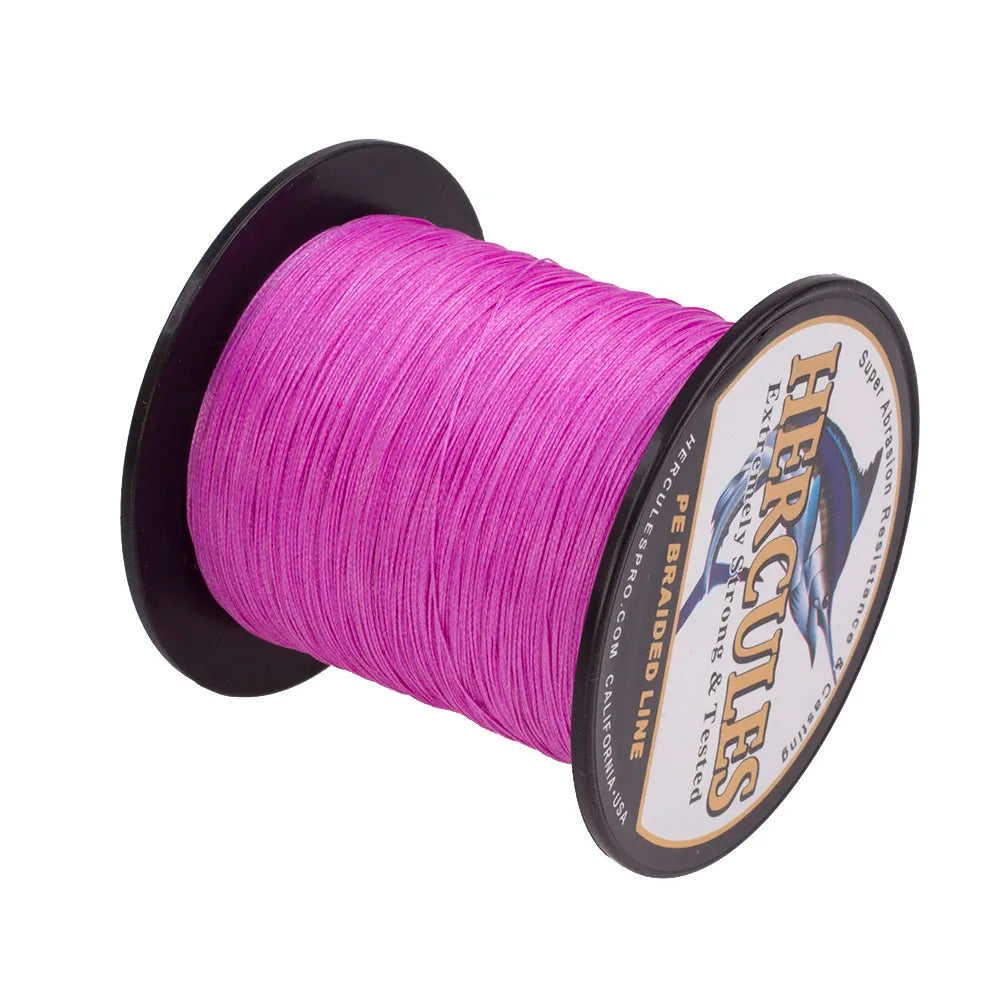 Hercules Multifilament Fishing Line 4 Strands Braided Cord 1000M Weave Saltwater 6-100LB PE Wire Pesca Russia Gifts For Men