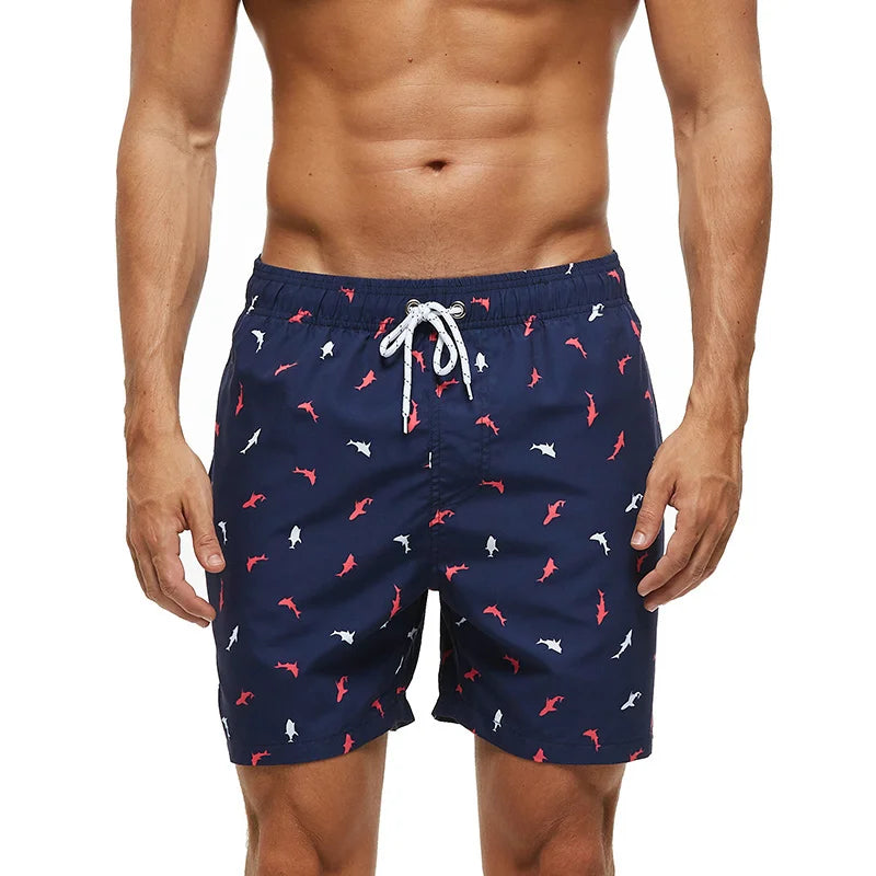 DATIFER 2026 Summer Men's Sports Short Beachwear Shorts Para Hombre Surfing Swimming Trunks Bathing Fitness Swimsuits