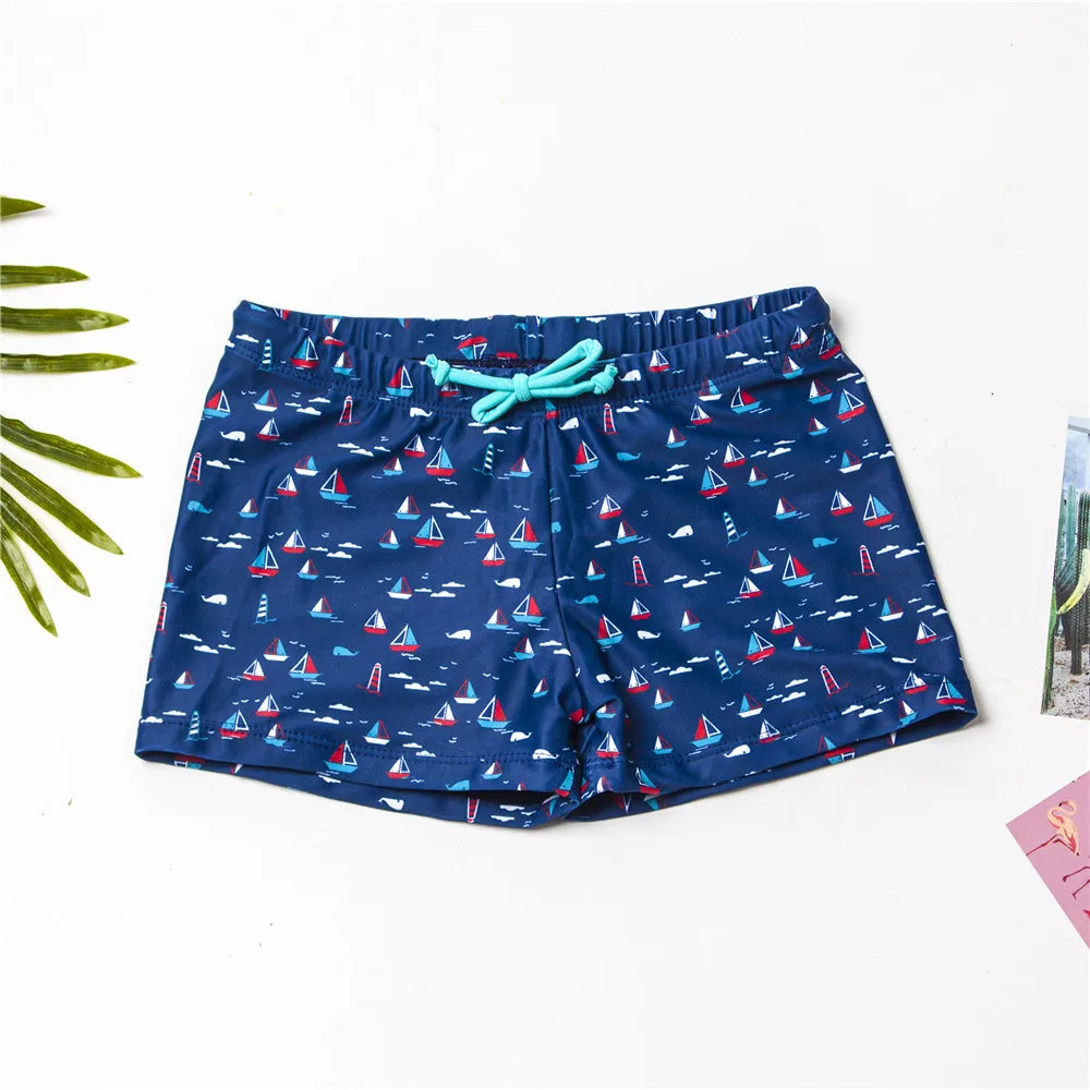 9 Styles Print Boys Kids Swim Trunks Shorts 3 Colors Bandage Kids Swimsuit Boys Swimming Trunk Swimwear Summer Bathing Suit A108