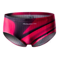 Men Ployester Print Swimsuit Swim Brief with Adjustable Drawstring Mens Bathers Training Competition Racing Briefs MY KILOMETRE