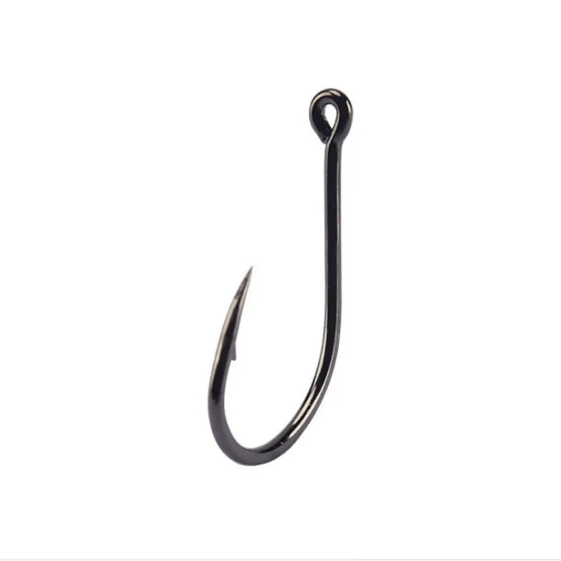Fishing Hooks Mustad Strength Stream Seapole High Carbon Steel Barbed Hook with Ring Pesca Fishhooks HOT