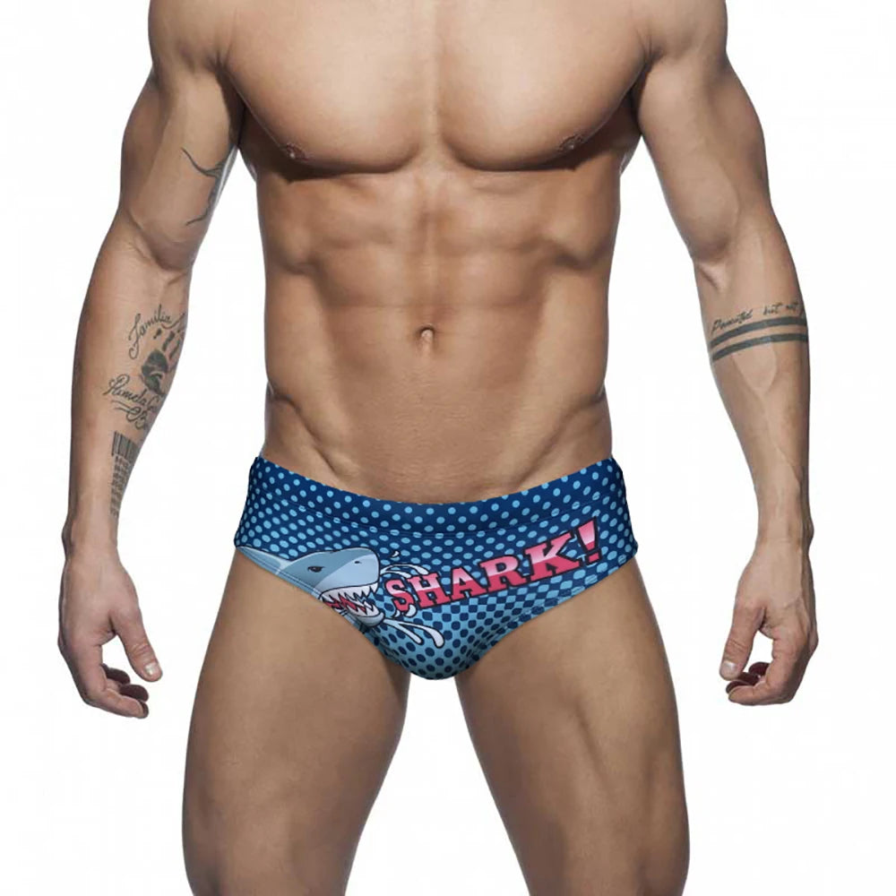 Summer New Mens Swim Briefs Pool Bathing Suit Quick Dry Breathable Swimwear Fashion Male Beach Sport Surfing Board Shorts