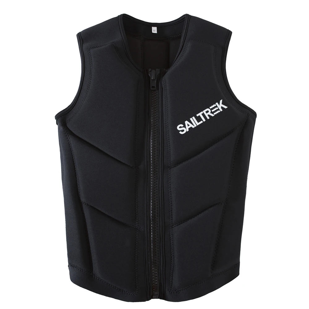 2023 Life Vest Professional Life Jacket Surfing Vest Motor Boat Vest Neoprene Super Elastic Buoyancy Protective Swimming Boating