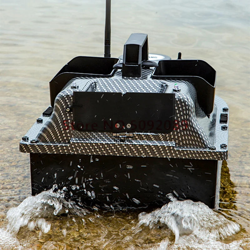 16Point GPS Dual Position Fixed Speed Cruise RC Fishing Bait Boat 2KG 500M 3-Hopper 16 Point GPS Nesting Boat Fish Finder VS V18