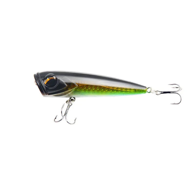 Poppers Fishing Lure Weights 14g Tackle 2021 Accessories Wobblers Goods Artificial Bait Top Water For Pike Fish Double Hooks