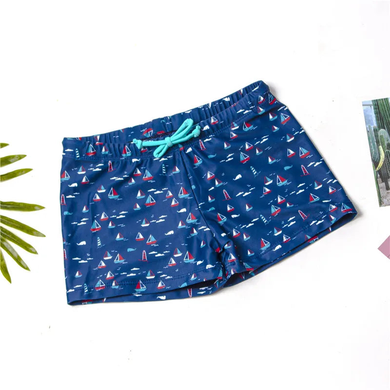 9 Styles Print Boys Kids Swim Trunks Shorts 3 Colors Bandage Kids Swimsuit Boys Swimming Trunk Swimwear Summer Bathing Suit A108