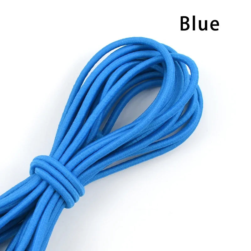 5/10Meters 4mm Elastic Bands for Hairband Sewing Stretch Rubber Tapes Rope Belt Spring String Cords DIY Clothes Accessories