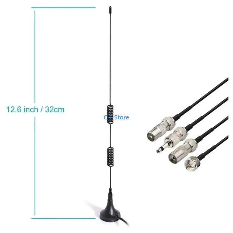 Stereo Receiver Tuner Home Theater Receiver Base FM Antenna For Indoor Video 50 Ohm FM Radio Antenna