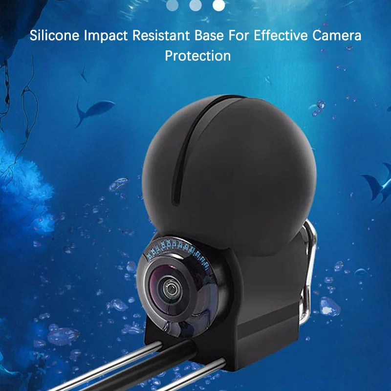 Portable Fish Depth Finder Water Handheld 1080P 4.3 Inch LCD Fish Finder Underwater 220° Fishing Camera With Night Vision