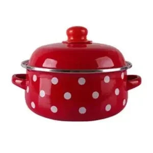 Enameled Pots and Pans Baby Complementary Food Bowl Cooking Pasta Pot Fruit Salad Bowl Induction Cooker Gas Universal Hot Pots A