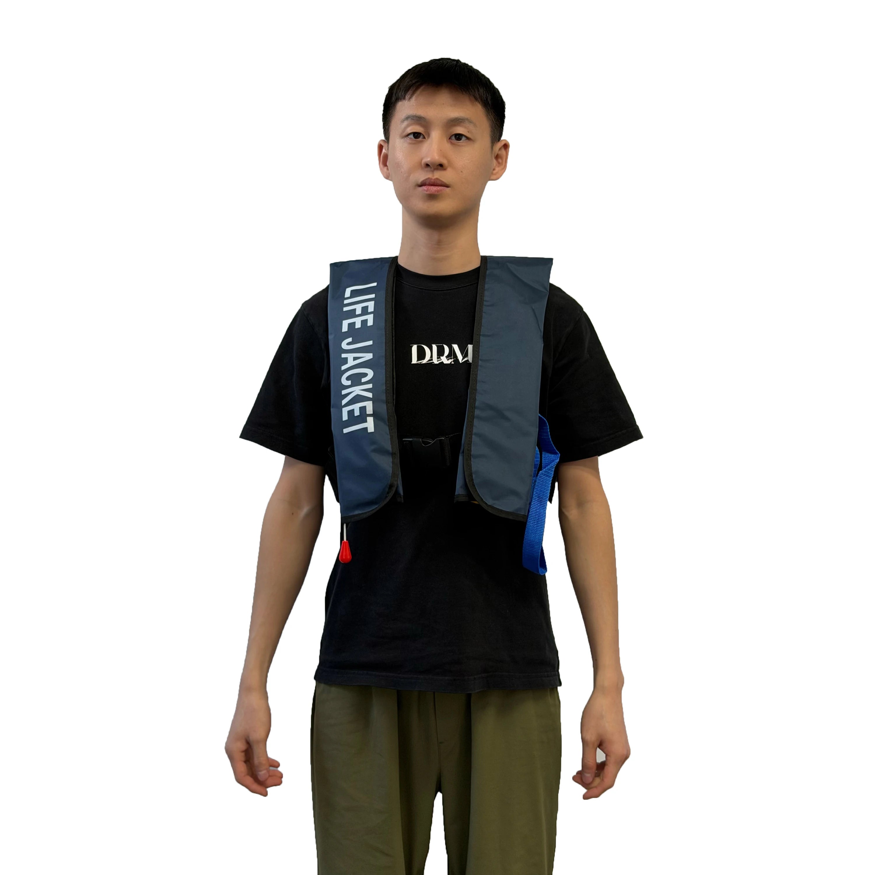 Professional Fishing Vest Self Inflatable Life Jacket Manual Vest Adult 150N Auto Water Sports Rafting Boating Accessories ﻿