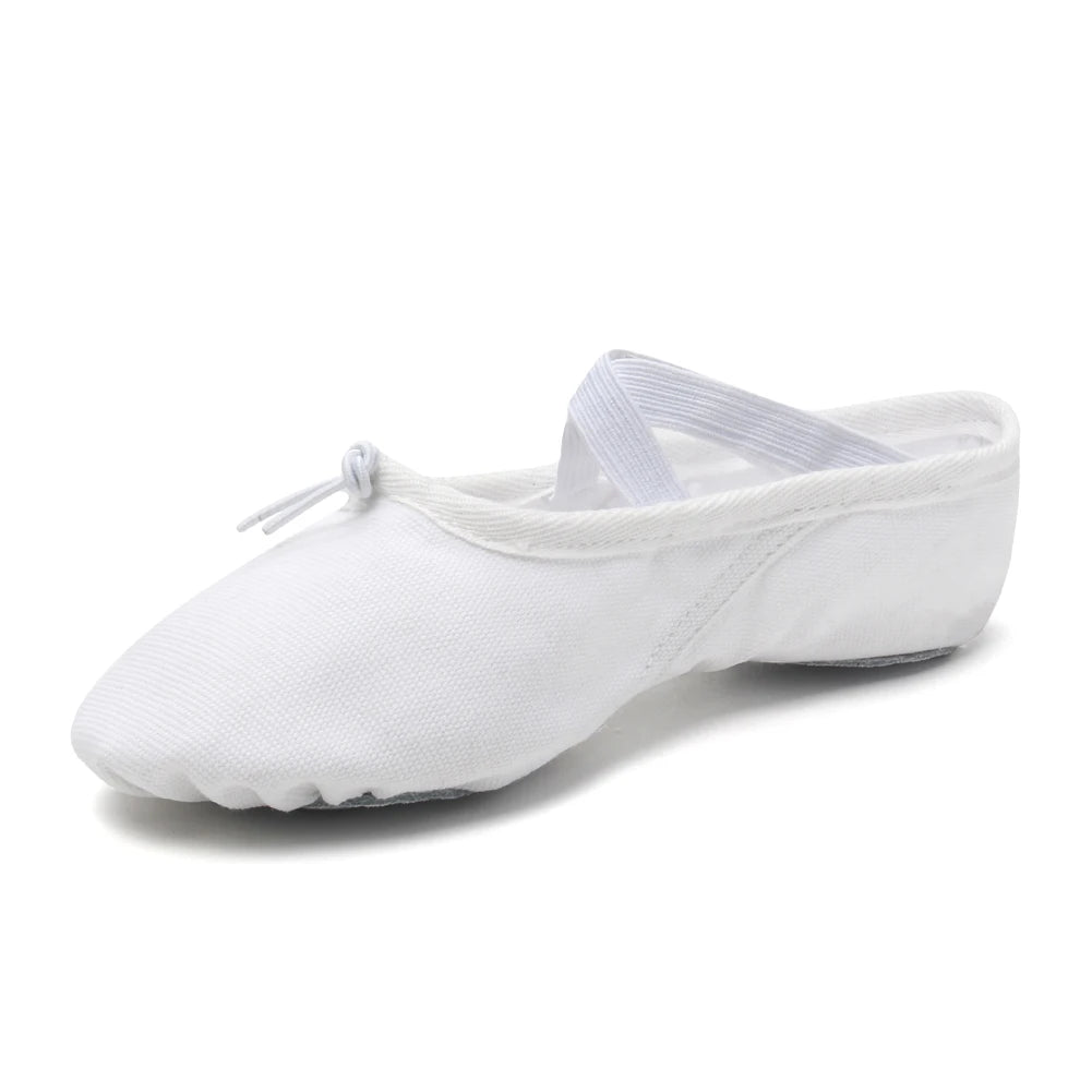 Girls Ballet Shoes For Woman Kids Ballet Slippers Women Ballet Flats Children Practise Dance Shoe Soft Sole Canvas Training Shoe